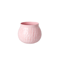 Flamingo Pink Metal Flower Pot By Rice DK